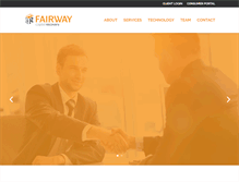 Tablet Screenshot of fairwaycapitalrecovery.com